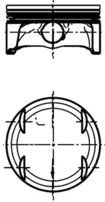 Поршень   40348600   KOLBENSCHMIDT