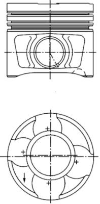 Поршень   40356600   KOLBENSCHMIDT