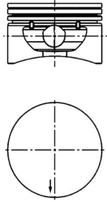 Поршень   40380600   KOLBENSCHMIDT