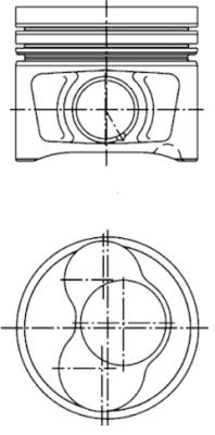 Поршень   40409600   KOLBENSCHMIDT