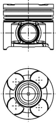 Поршень   40660600   KOLBENSCHMIDT