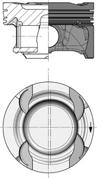 Поршень   40856600   KOLBENSCHMIDT