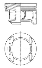 Поршень   41007600   KOLBENSCHMIDT