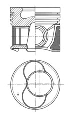 Поршень   41158610   KOLBENSCHMIDT