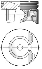 Поршень   41192620   KOLBENSCHMIDT