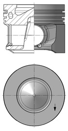 Поршень   41264600   KOLBENSCHMIDT