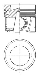 Поршень   41270610   KOLBENSCHMIDT