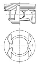 Поршень   41492600   KOLBENSCHMIDT