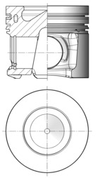 Поршень   41493600   KOLBENSCHMIDT