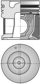 Поршень   41506600   KOLBENSCHMIDT