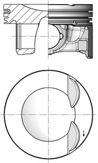 Поршень   41533600   KOLBENSCHMIDT