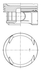 Поршень   41725600   KOLBENSCHMIDT