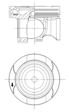 Поршень   41829600   KOLBENSCHMIDT