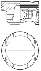 Поршень   41942620   KOLBENSCHMIDT