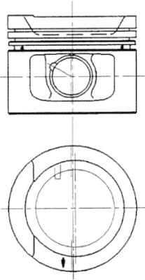 Поршень   90942600   KOLBENSCHMIDT