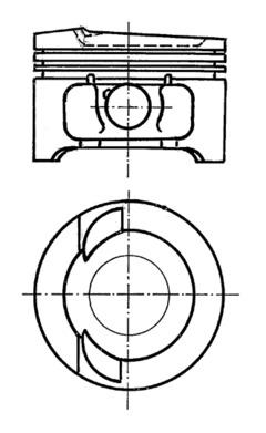 Поршень   91033620   KOLBENSCHMIDT