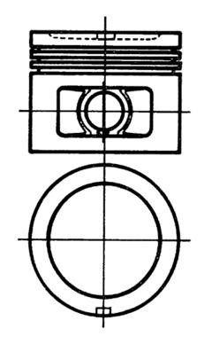 Поршень   92776600   KOLBENSCHMIDT