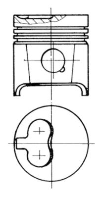 Поршень   93784730   KOLBENSCHMIDT