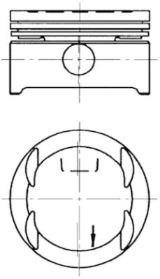 Поршень   94637610   KOLBENSCHMIDT