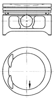 Поршень   97363620   KOLBENSCHMIDT