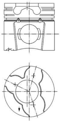 Поршень   97412700   KOLBENSCHMIDT