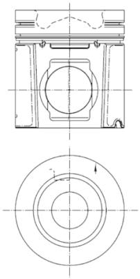 Поршень   99496600   KOLBENSCHMIDT