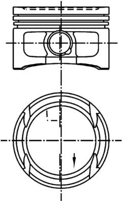 Поршень   99562600   KOLBENSCHMIDT