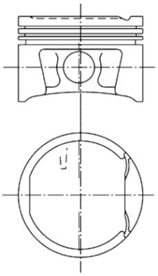 Поршень   99746600   KOLBENSCHMIDT