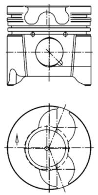 Поршень   99879601   KOLBENSCHMIDT