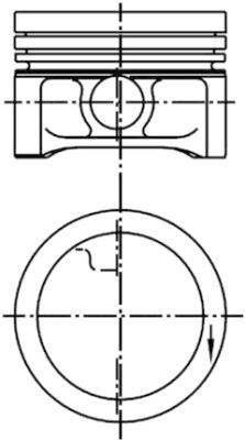 Поршень   99927600   KOLBENSCHMIDT