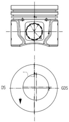 Поршень   99963600   KOLBENSCHMIDT