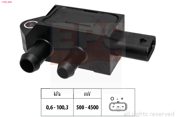 Датчик, давление выхлопных газов   1.993.404   EPS
