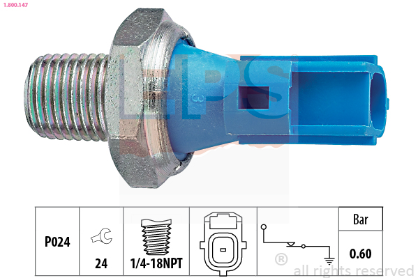 Датчик давления масла   1.800.147   EPS