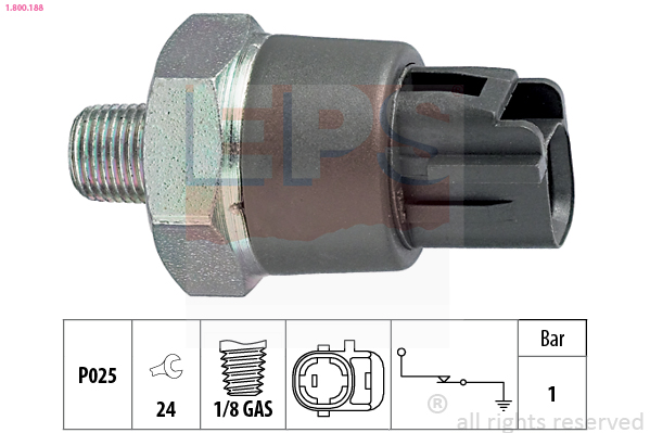 Датчик давления масла   1.800.188   EPS