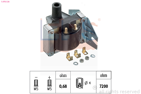 Катушка зажигания   1.970.126   EPS