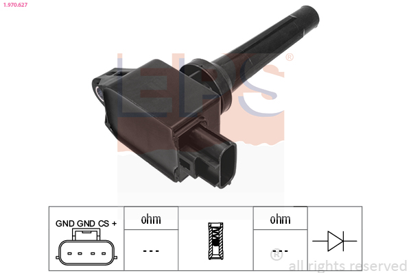Катушка зажигания   1.970.627   EPS