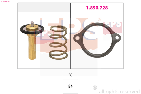 Термостат, охлаждающая жидкость   1.879.970   EPS
