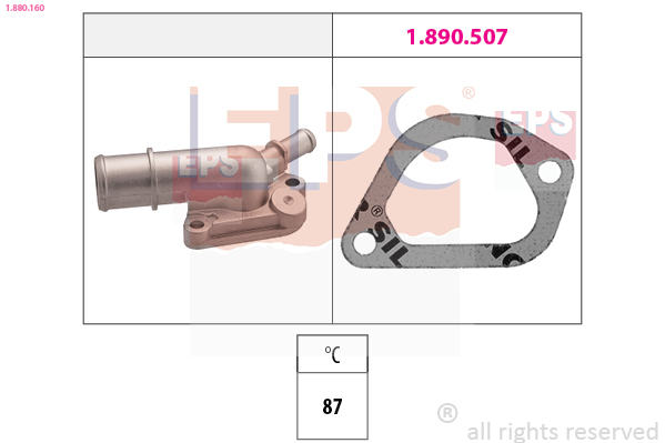 Термостат, охлаждающая жидкость   1.880.160   EPS