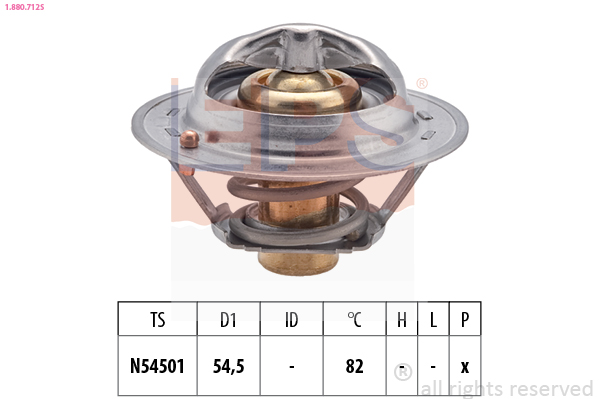 Термостат, охолоджувальна рідина   1.880.712S   EPS