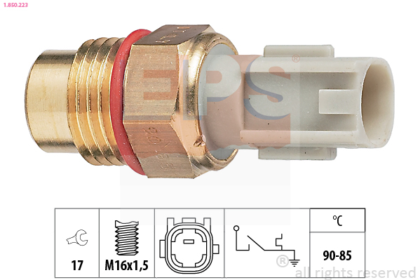 Термовыключатель, вентилятор радиатора   1.850.223   EPS