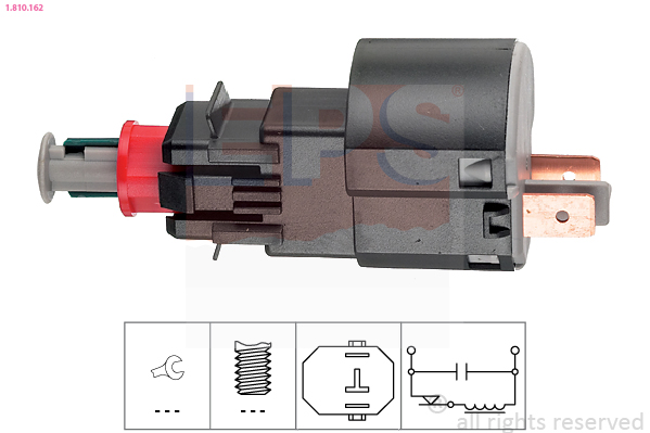 Выключатель фонаря сигнала торможения   1.810.162   EPS