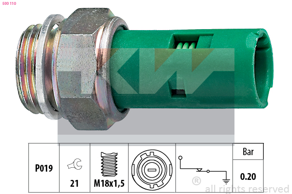 Датчик давления масла   500 110   KW