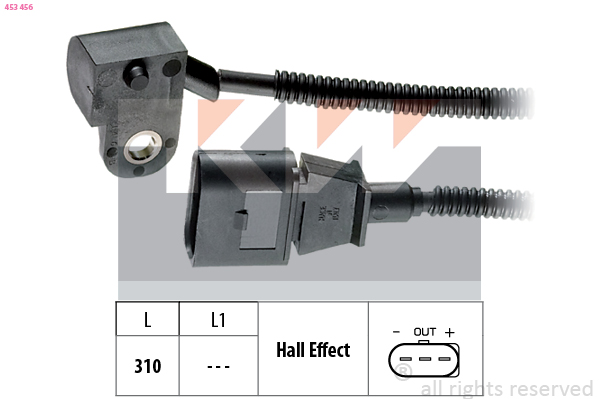 Датчик, положение распределительного вала   453 456   KW