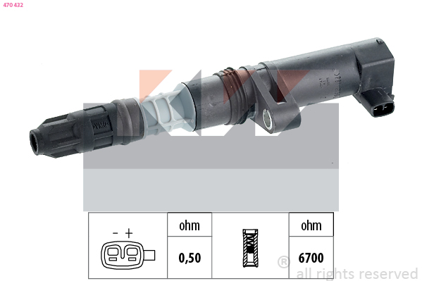 Катушка зажигания   470 432   KW