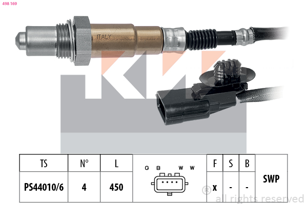 Кисневий датчик   498 169   KW