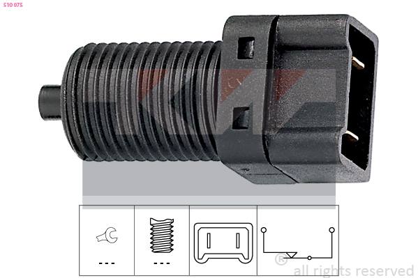 Выключатель фонаря сигнала торможения   510 075   KW