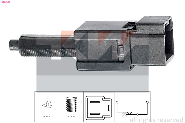 Выключатель фонаря сигнала торможения   510 165   KW