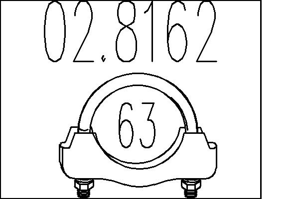 Соединительные элементы, система выпуска   02.8162   MTS