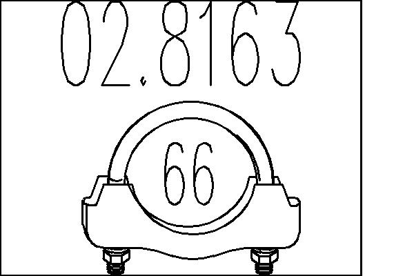 Соединительные элементы, система выпуска   02.8163   MTS