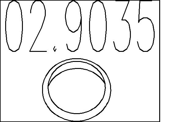 Кришка, вихлопна труба   02.9035   MTS